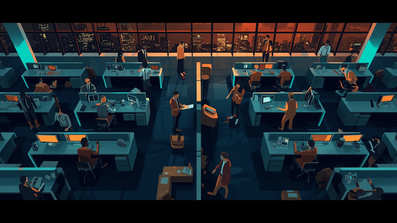 AI adoption brings layoffs to corporate office