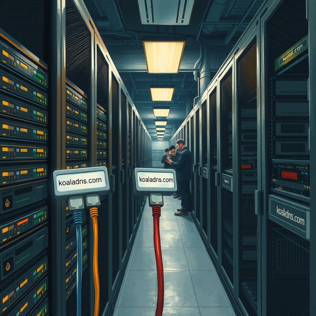 Three domains switch to new DNS provider